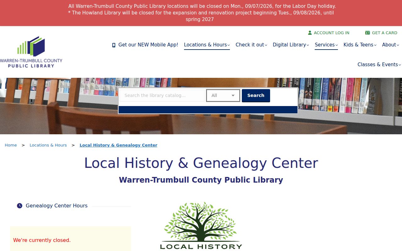 Trumbull County city directory research at the WTCPL Local History and Genealogy Center