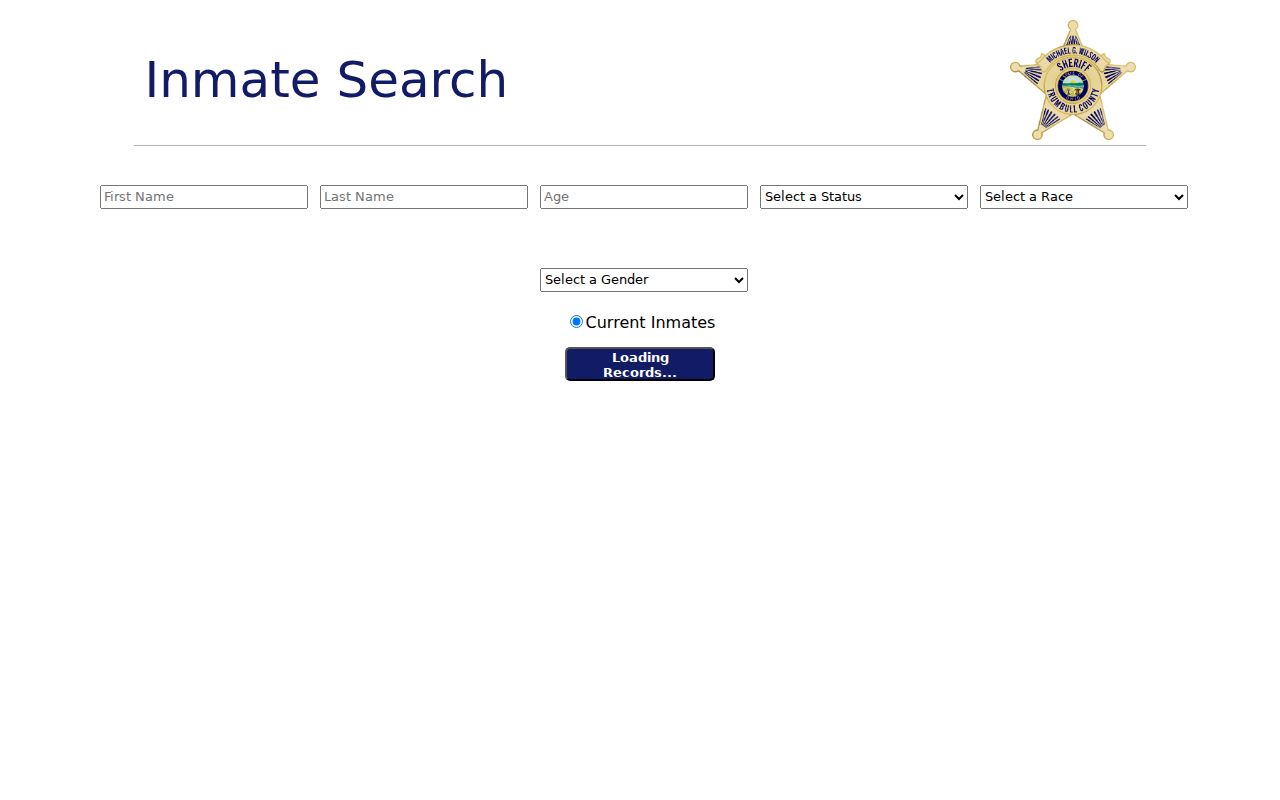 Trumbull County residents directory Sheriff inmate search
